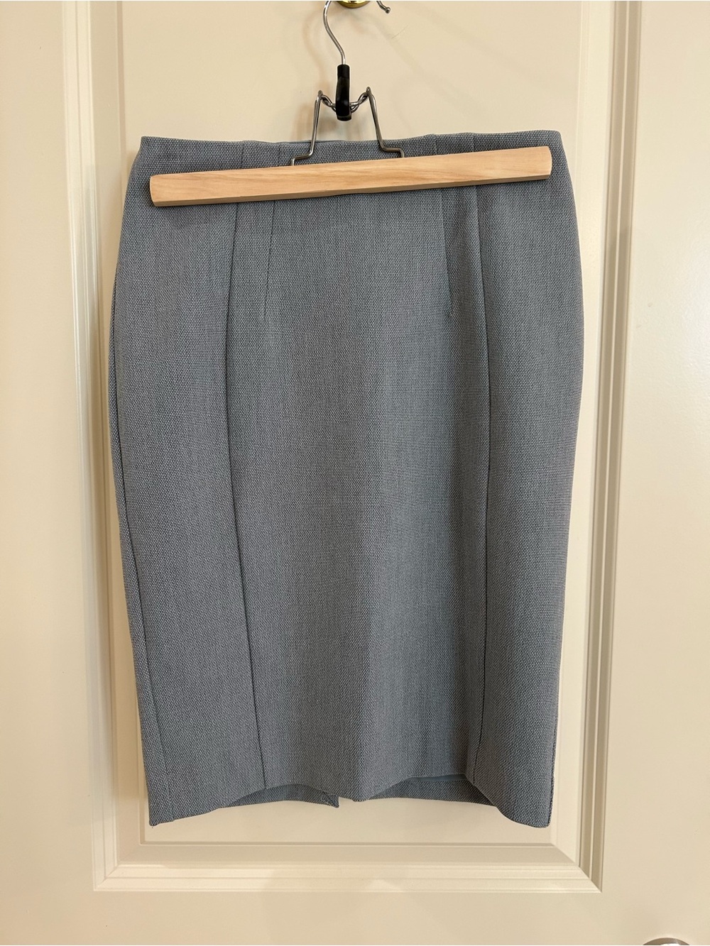 Express Light Gray Pencil Skirt